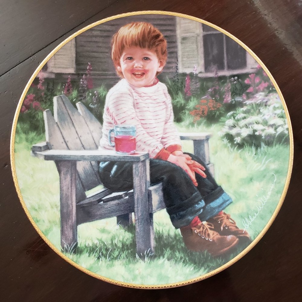 1990 "A time to laugh" collector plate